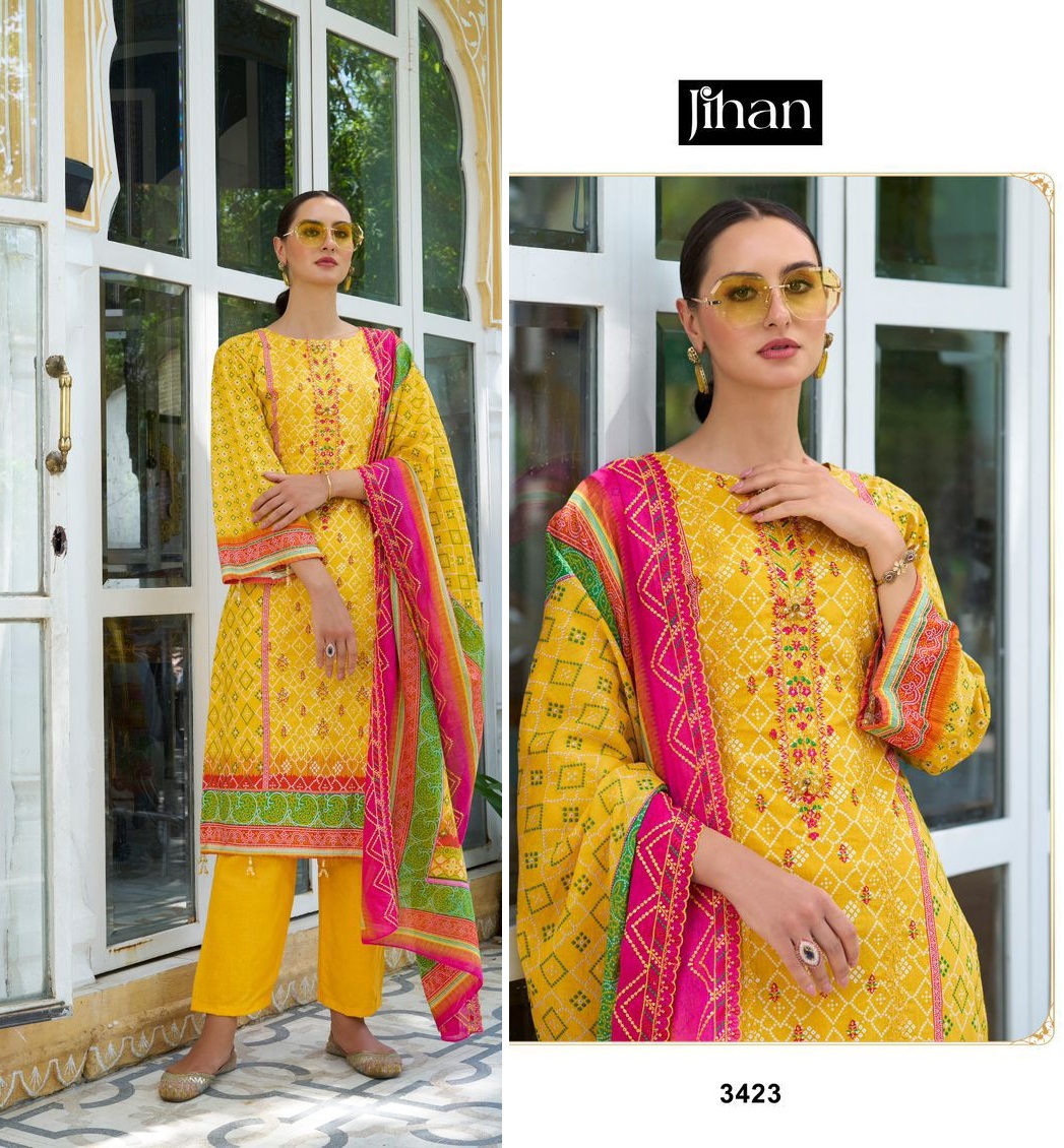 JIHAN 3423 BIN SAEED VOL 11 PAKISTANI SUITS