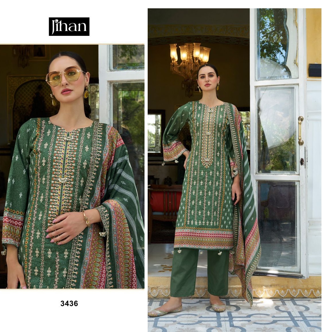 JIHAN 3436 BIN SAEED VOL 11 PAKISTANI SUITS