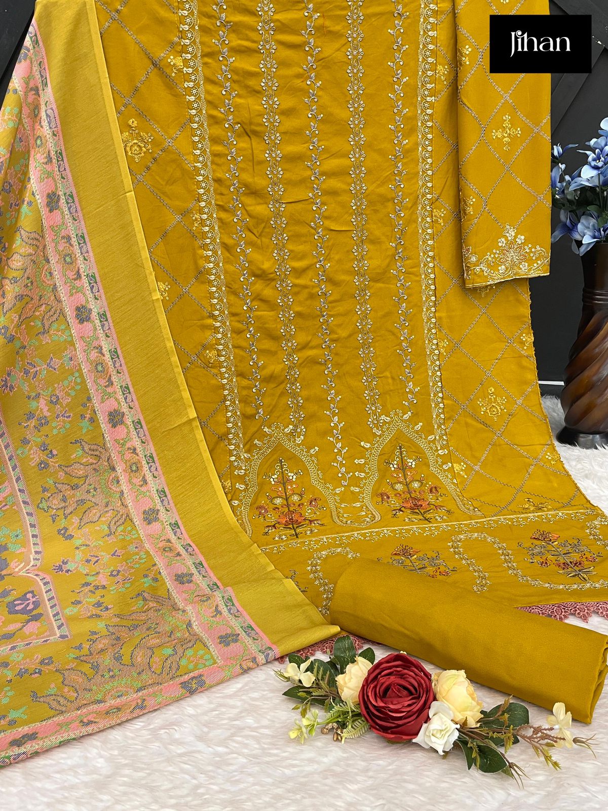 JIHAN 3449 PAKISTANI SALWAR SUITS IN INDIA