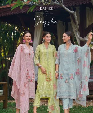 KAILEE FASHION SHYSHA VISCOSE ORGANZA READYMADE KURTI WHOLESALER IN SURAT