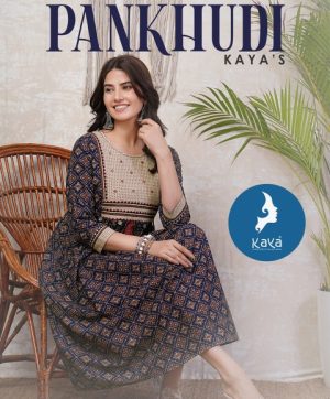 KAYA KURTI PANKHUDI COTTON READYMADE KURTI CATALOGUE WHOLESALER IN SURAT