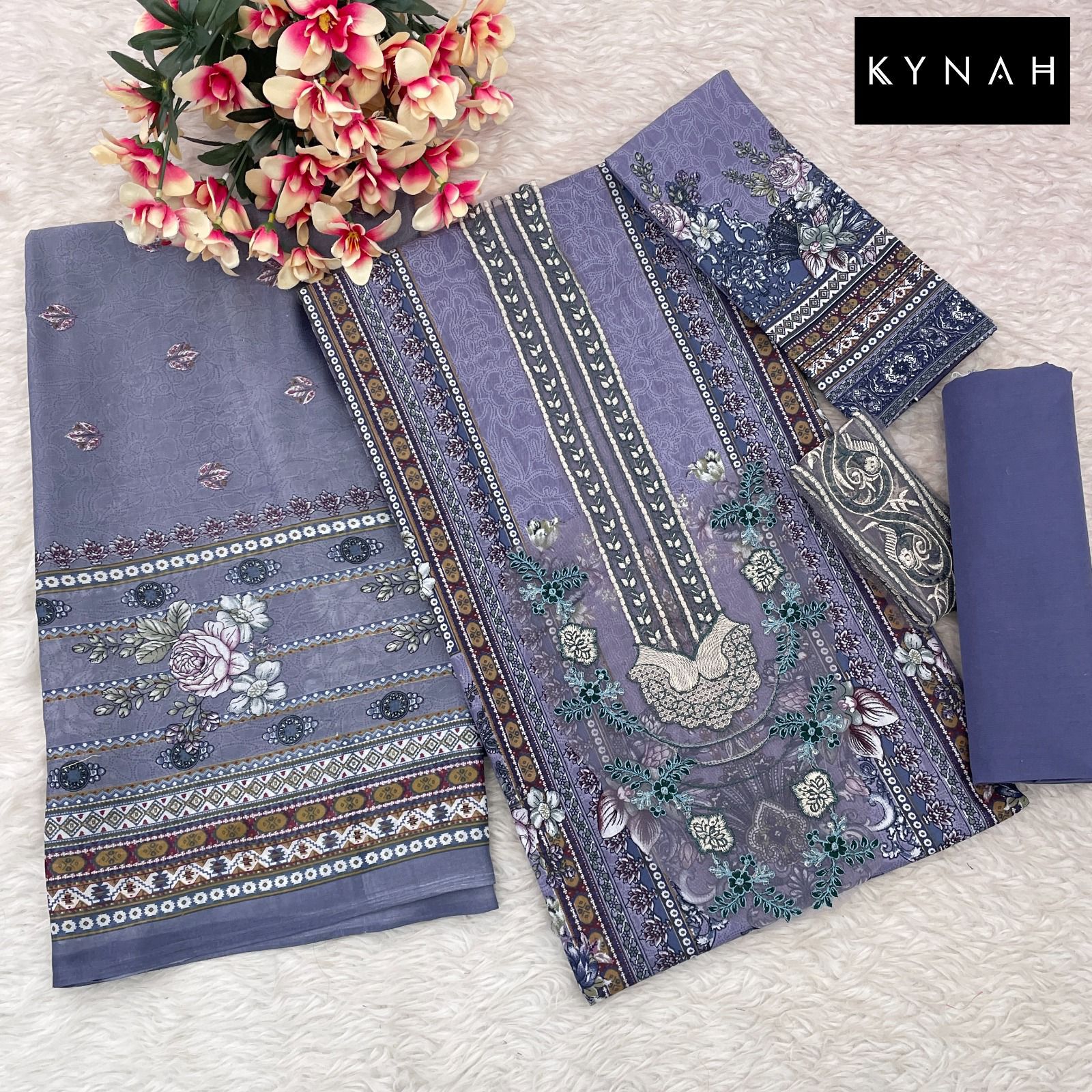 KYNAH 2167 PAKISTANI COTTON SUITS WHOLESALE