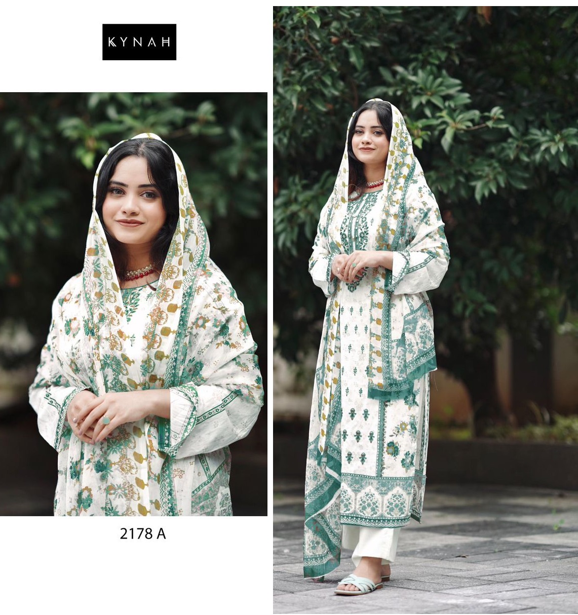 KYNAH 2178 A COTTON PAKISTANI SALWAR SUITS