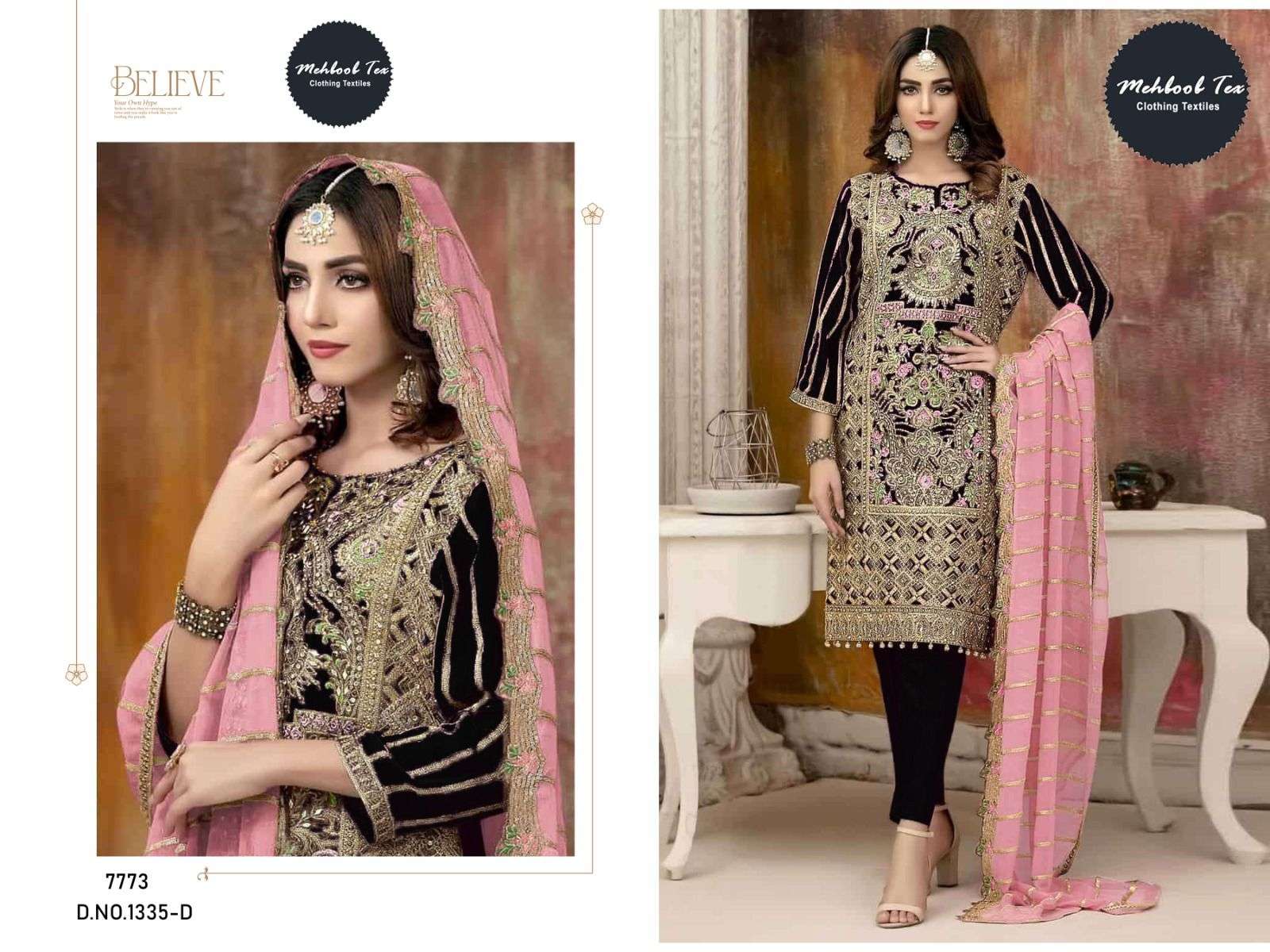 MEHBOOB TEX 1335 A B C D SALWAR SUITS WHOLESALE