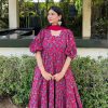 MURTI TRENDS COTTON MUGAL PRINTED ANARKALI GOWN