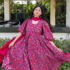 MURTI TRENDS COTTON MUGAL PRINTED ANARKALI GOWN