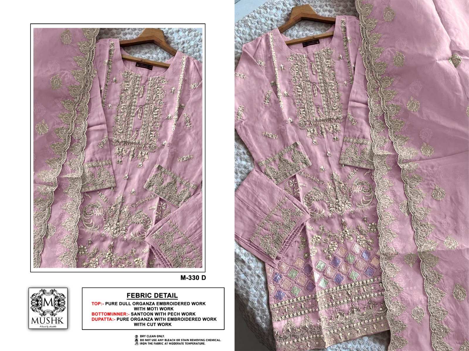 MUSHQ M 330 A B C D PAKISTANI SUITS IN INDIA