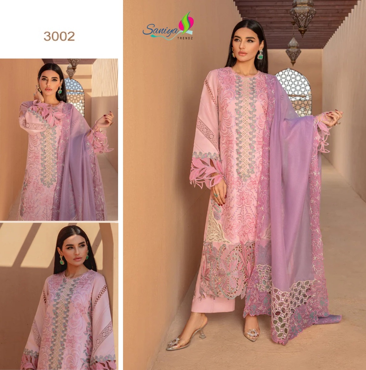 SANIYA TRENDZ 3002 RANG RASIYA VOL 03 SUITS