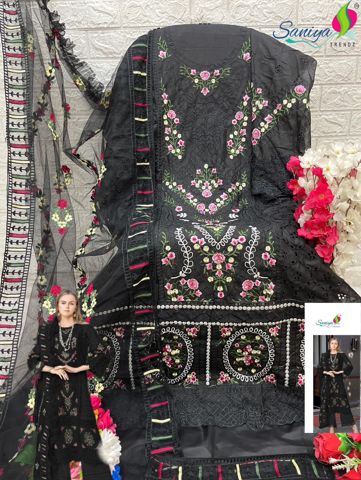 SANIYA TRENDZ 7068 E PAKISTANI SUITS IN INDIA