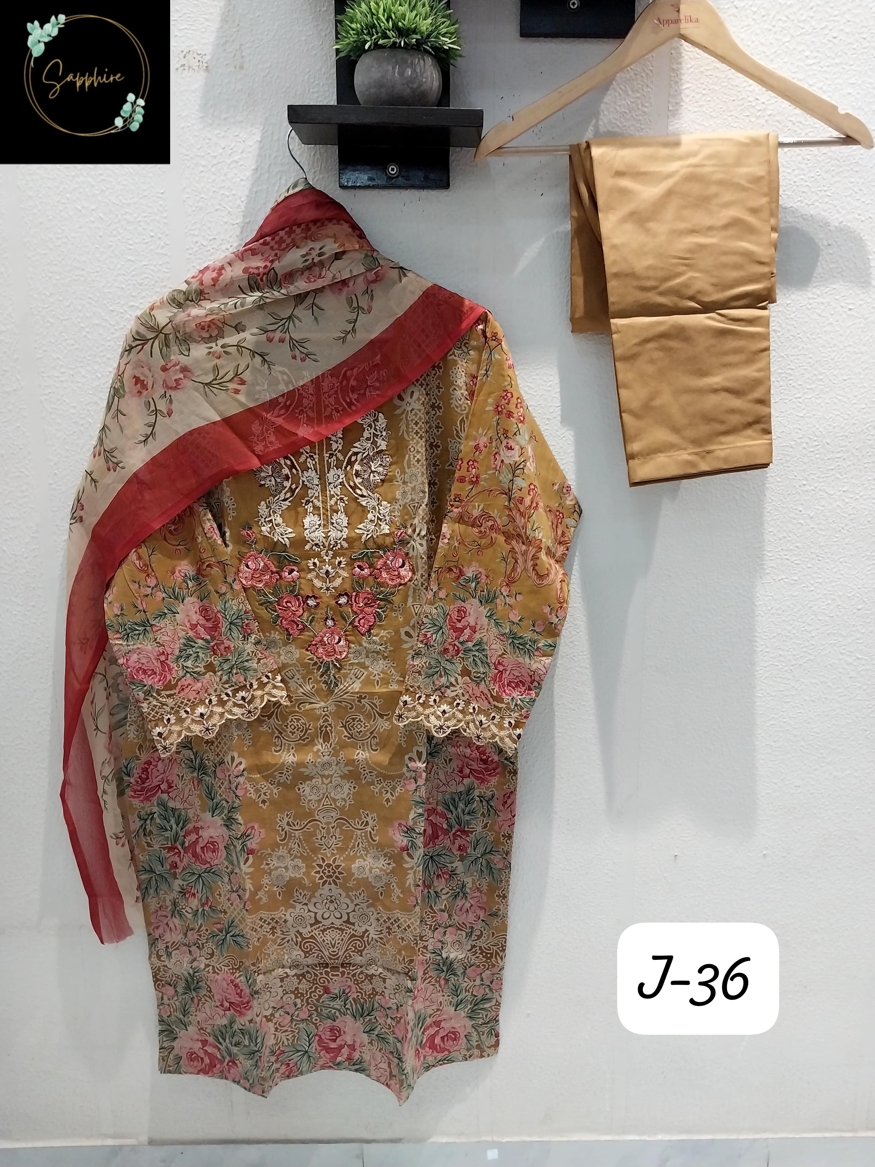 SAPPHIRE J 36 READYMADE PAKISTANI SUITS