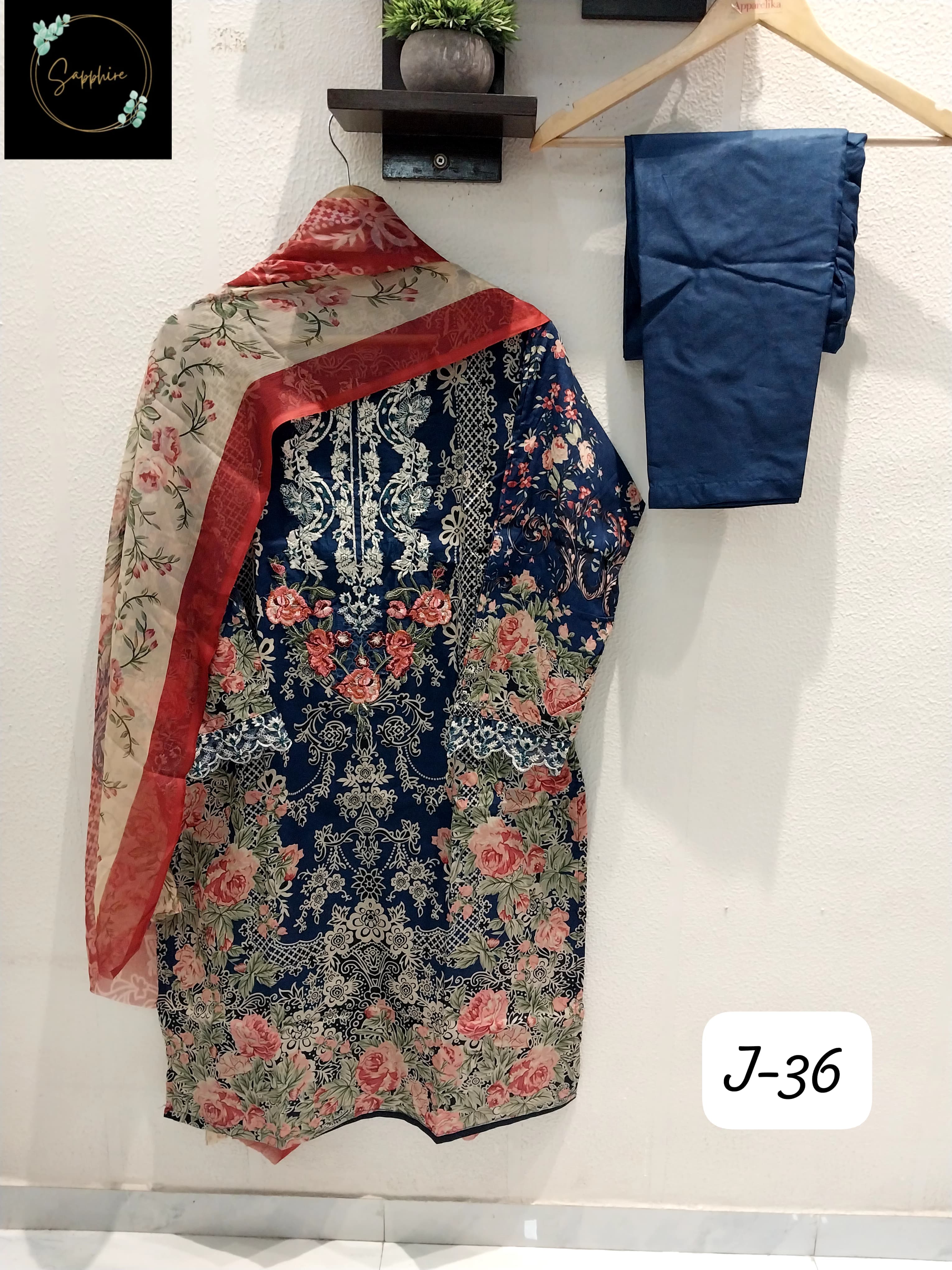 SAPPHIRE J 36 READYMADE PAKISTANI SUITS