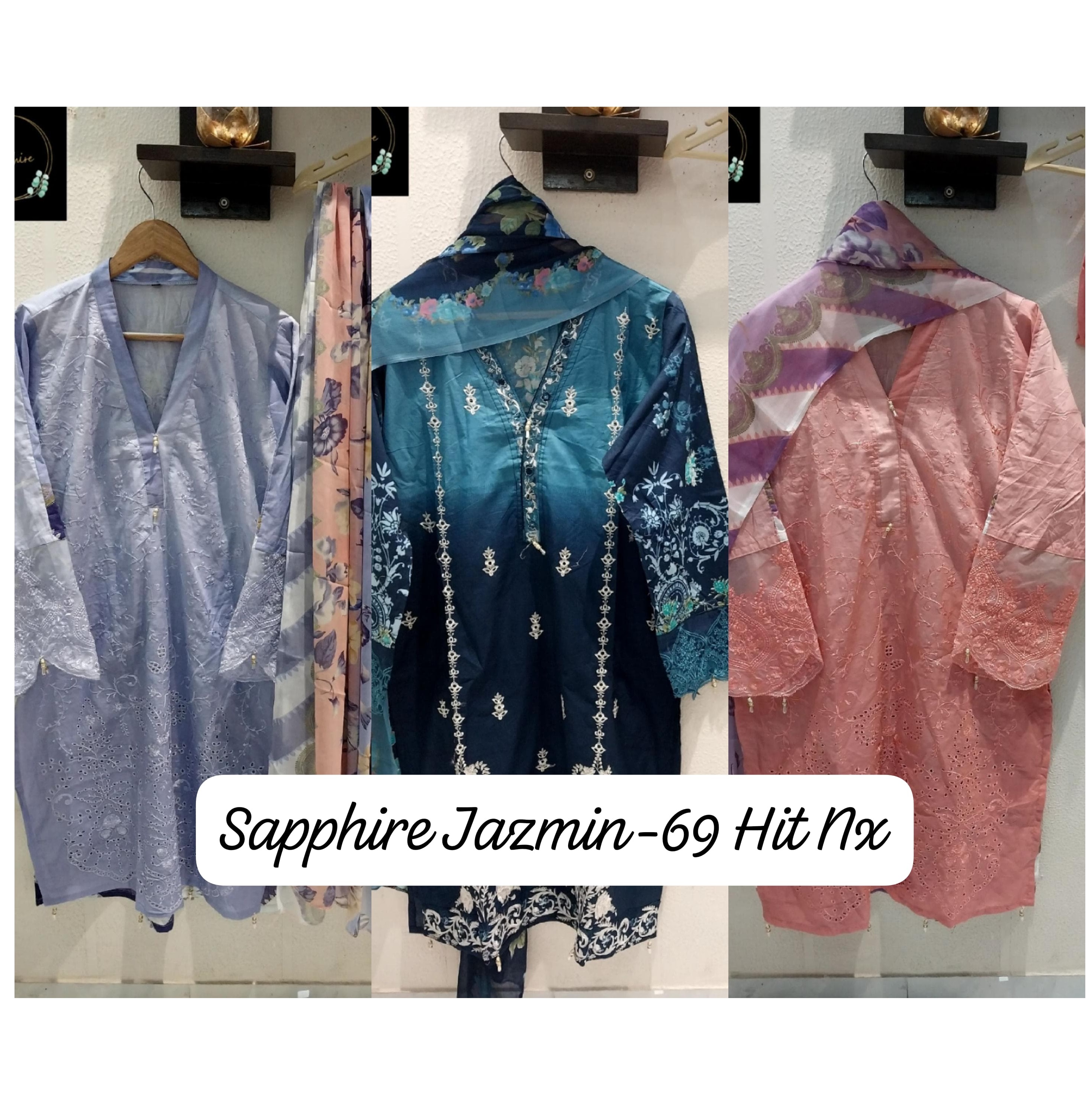 SAPPHIRE JAJMIN 69 READYMADE SALWAR SUITS