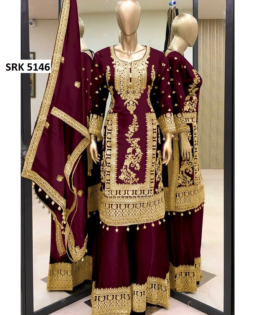 SHREE HARI SRK 5146 E DESIGNER SUITS WHOLESALE