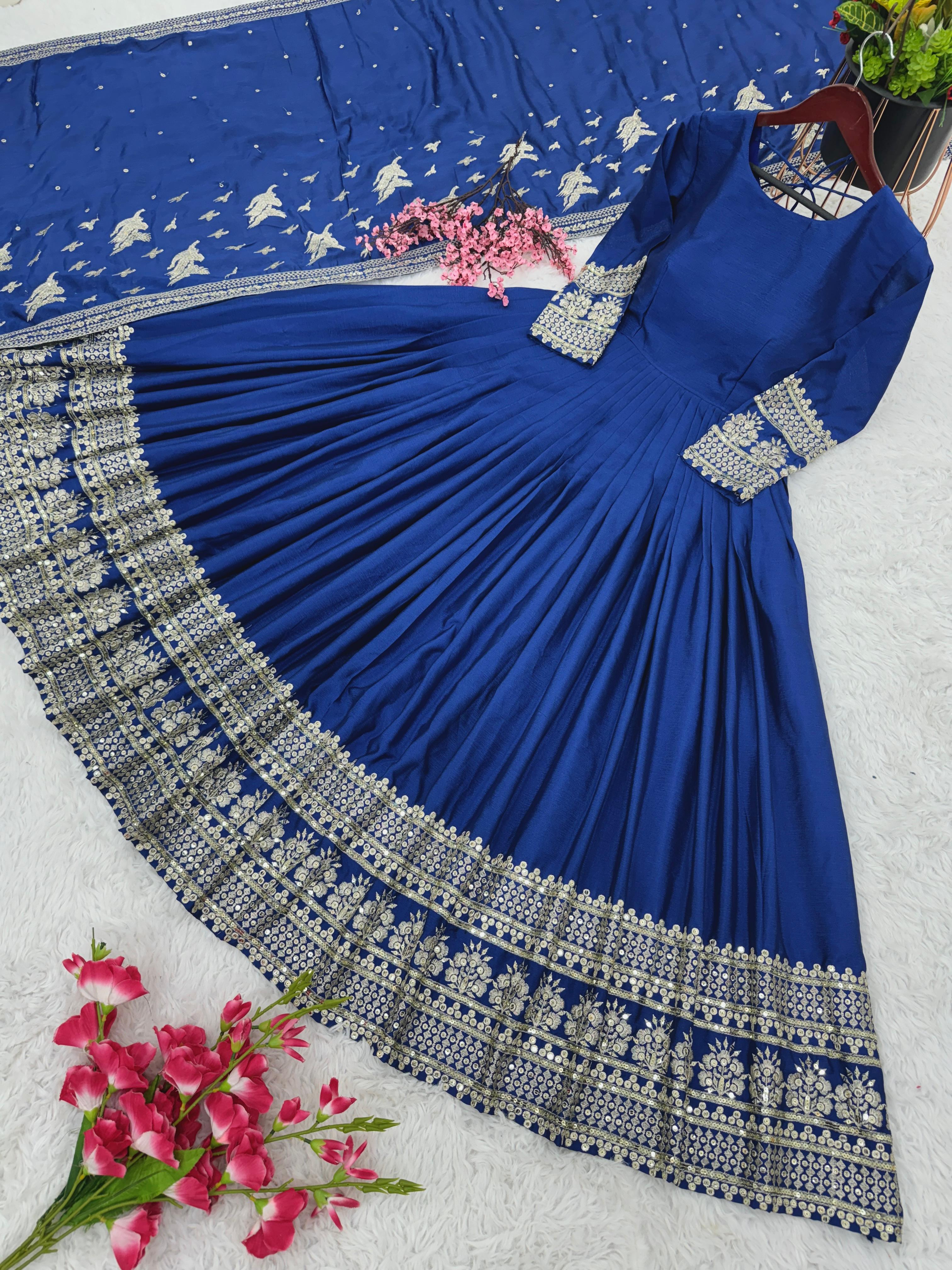 SHREE HARI ZSR 3069 DESIGNER GOWN WHOLESALE