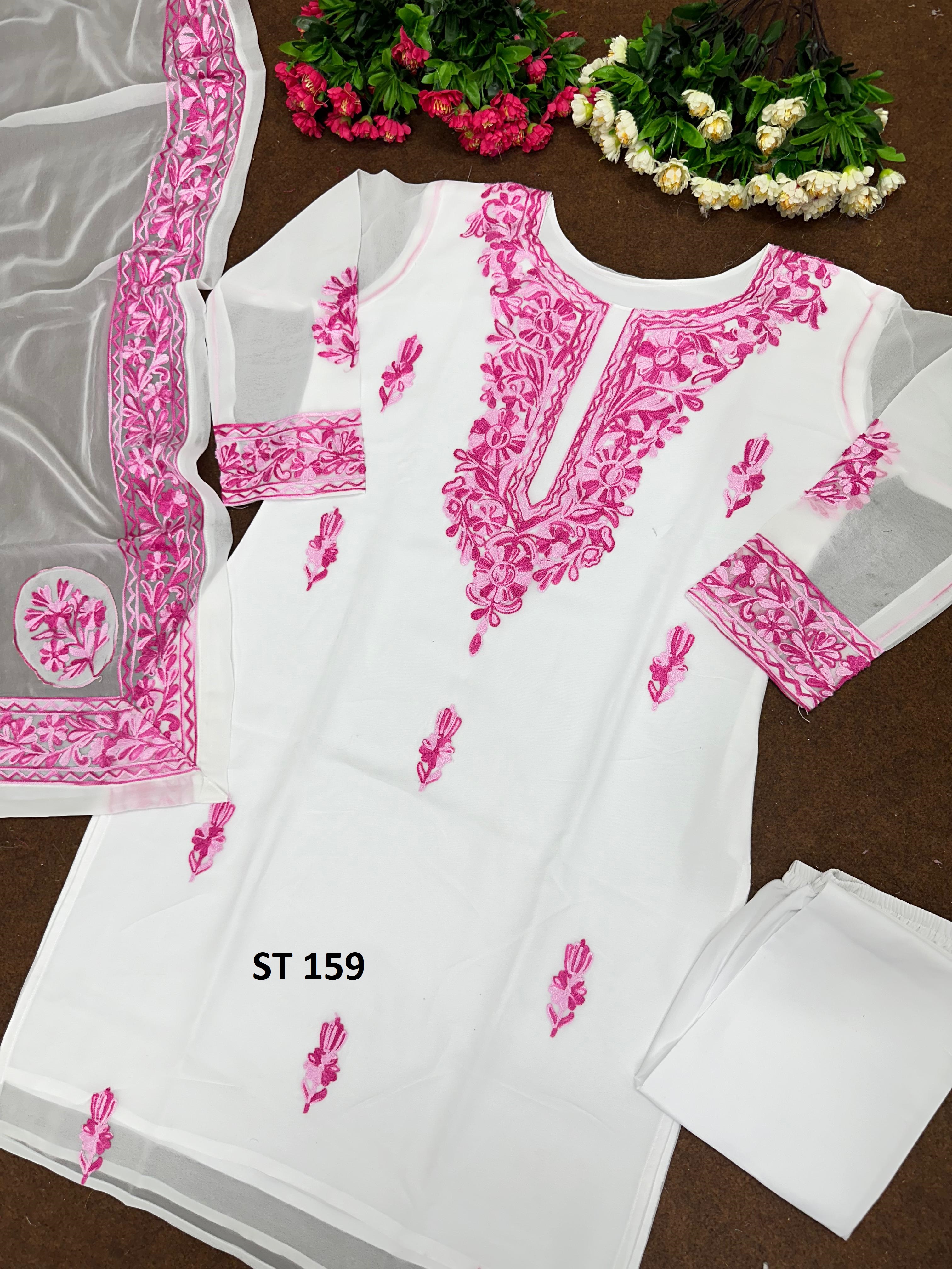 SHREE TEXTILE ST 159 D DESIGNER SUITS WHOLESALE