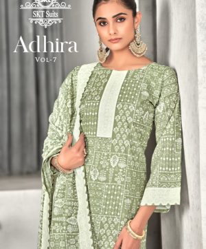 SKT SUITS ADHIRA VOL 7 COTTON DIGITAL PRINT SALWAR SUIT SUPPLIER IN SURAT