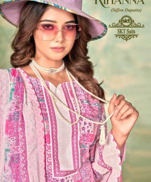 SKT SUITS RIHAANA COTTON PRINT SALWAR KAMEEZ DISTRIBUTOR IN SURAT