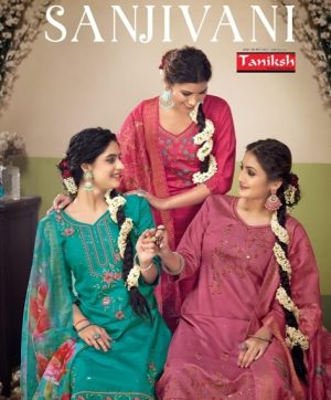 TANIKSH SANJIVANI VISCOSE EMBROIDERY READYMADE KURTI WHOLESALER IN SURAT