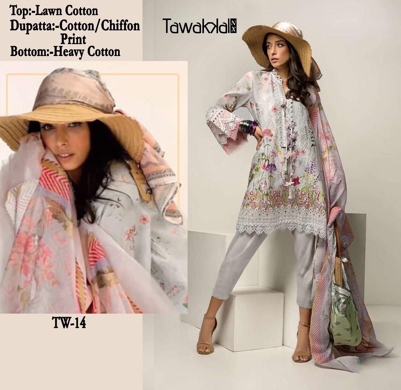 TAWAKKAL NX TW 11 12 13 14 PAKISTANI SUITS