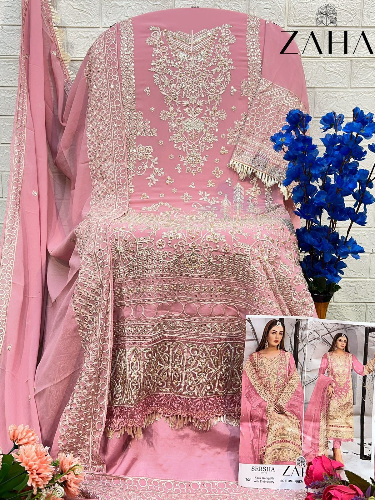 ZAHA 10288 A B C D SERSHA VOL 6 SALWAR SUITS