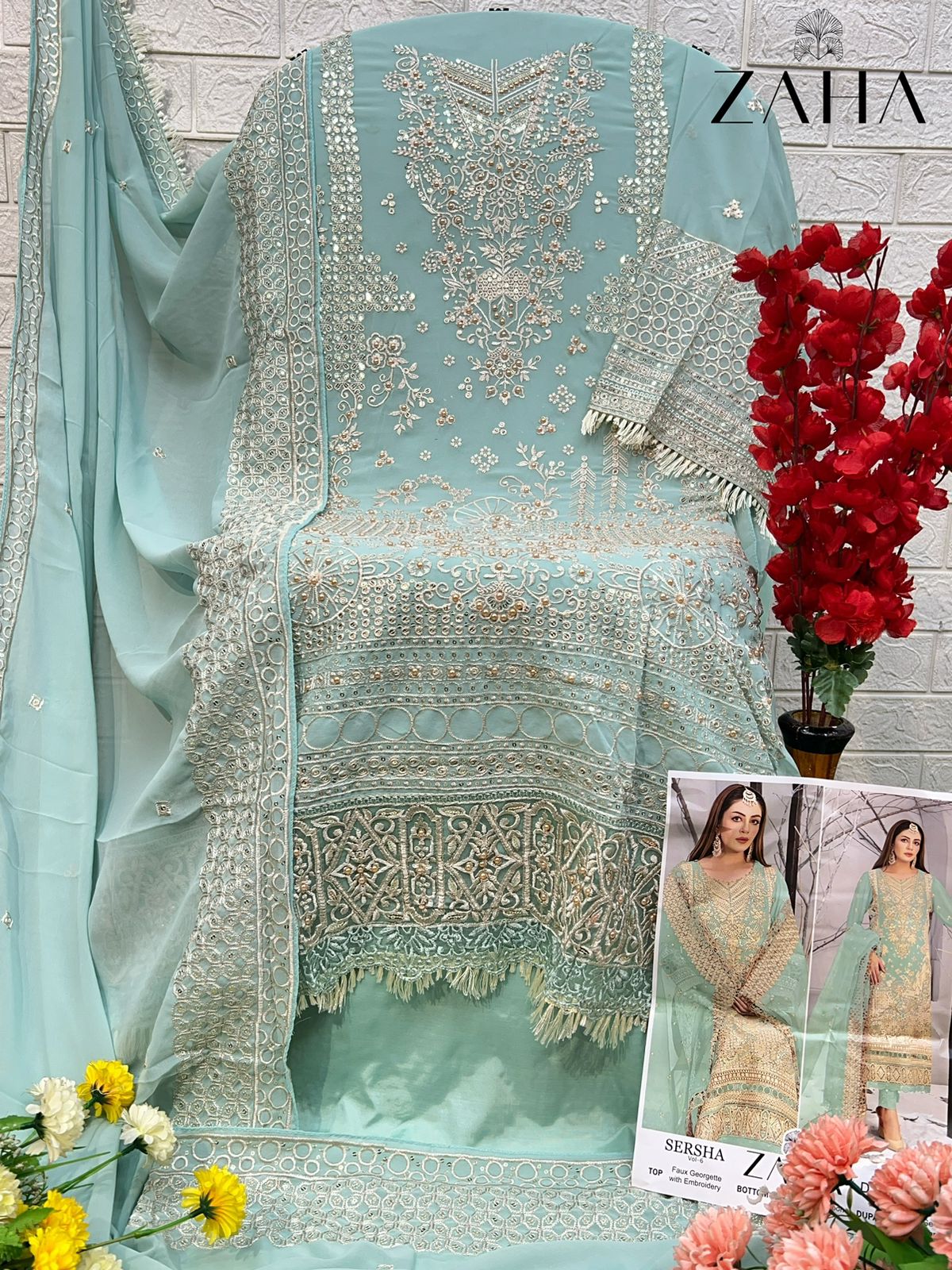 ZAHA 10288 A B C D SERSHA VOL 6 SALWAR SUITS