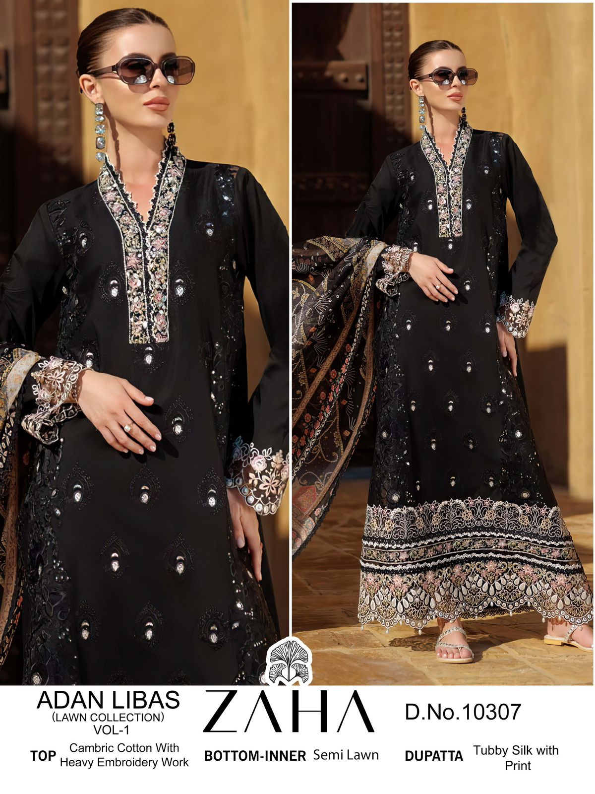 ZAHA 10307 ADAN LIBAS VOL 1 SALWAR SUITS