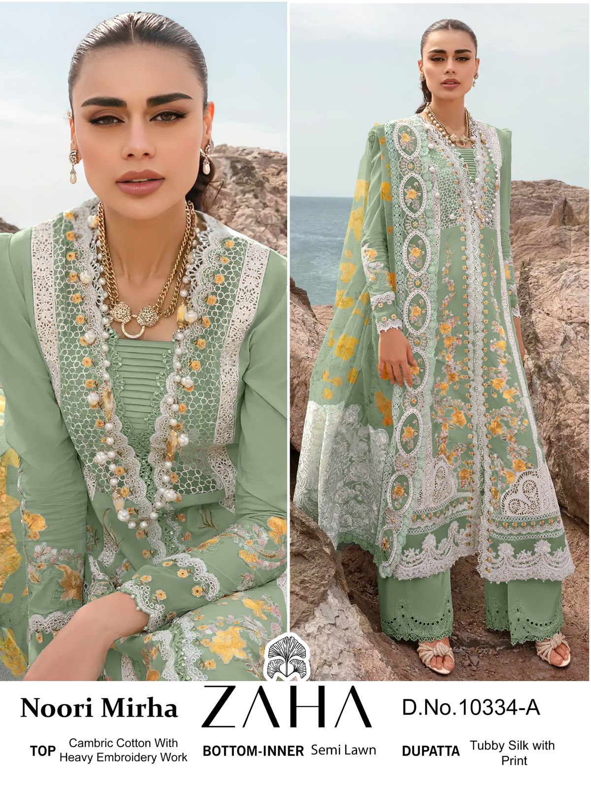 ZAHA 10334 A B C D NOORI MIRHA SALWAR SUITS