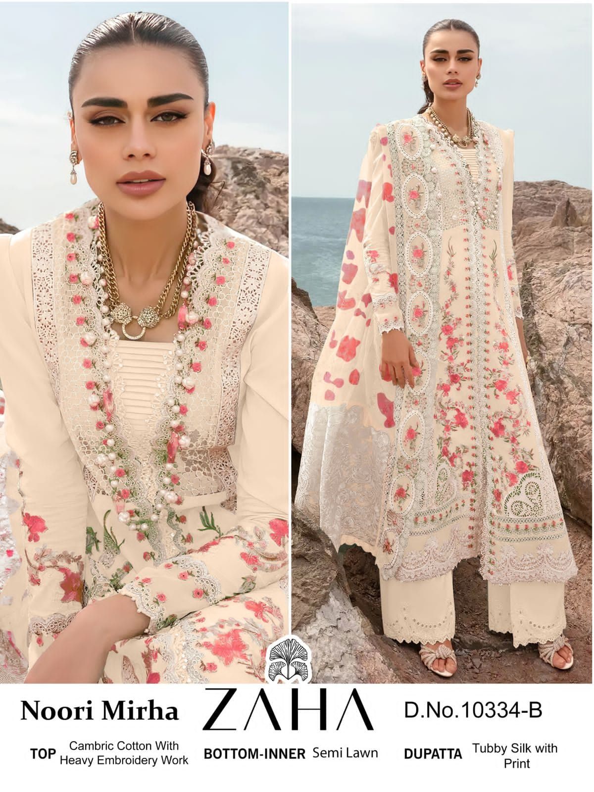 ZAHA 10334 A B C D NOORI MIRHA SALWAR SUITS