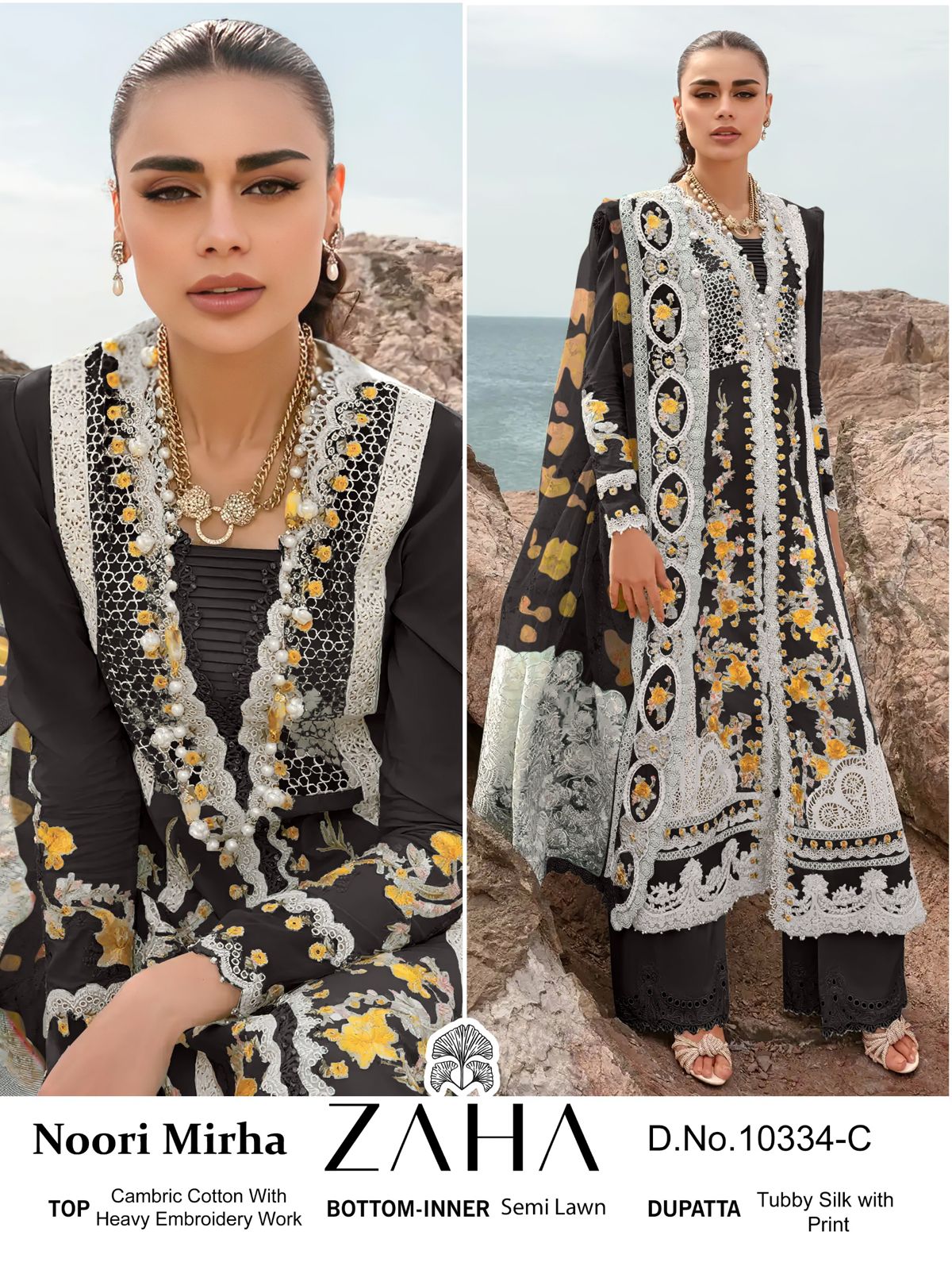 ZAHA 10334 A B C D NOORI MIRHA SALWAR SUITS