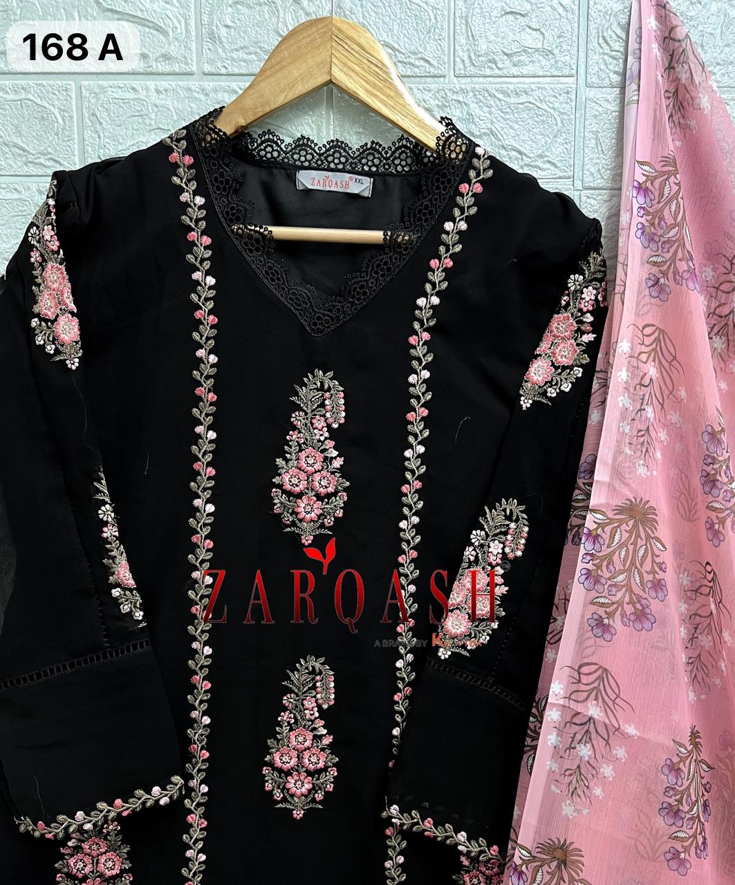 ZARQASH Z 168 A READYMADE SUITS WHOLESALE