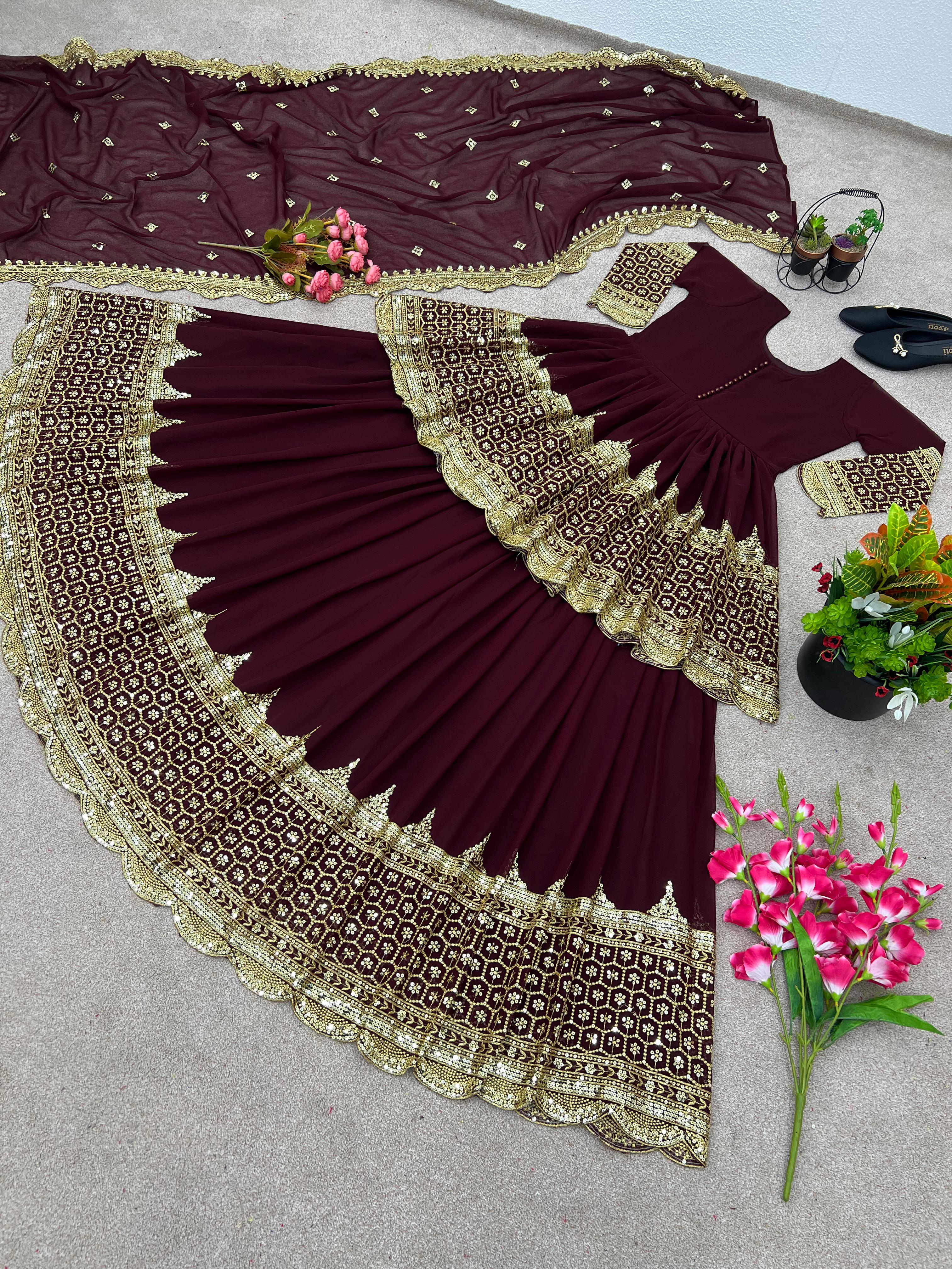 ZEEL FASHION ZF 362 B DESIGNER TOP LEHENGA