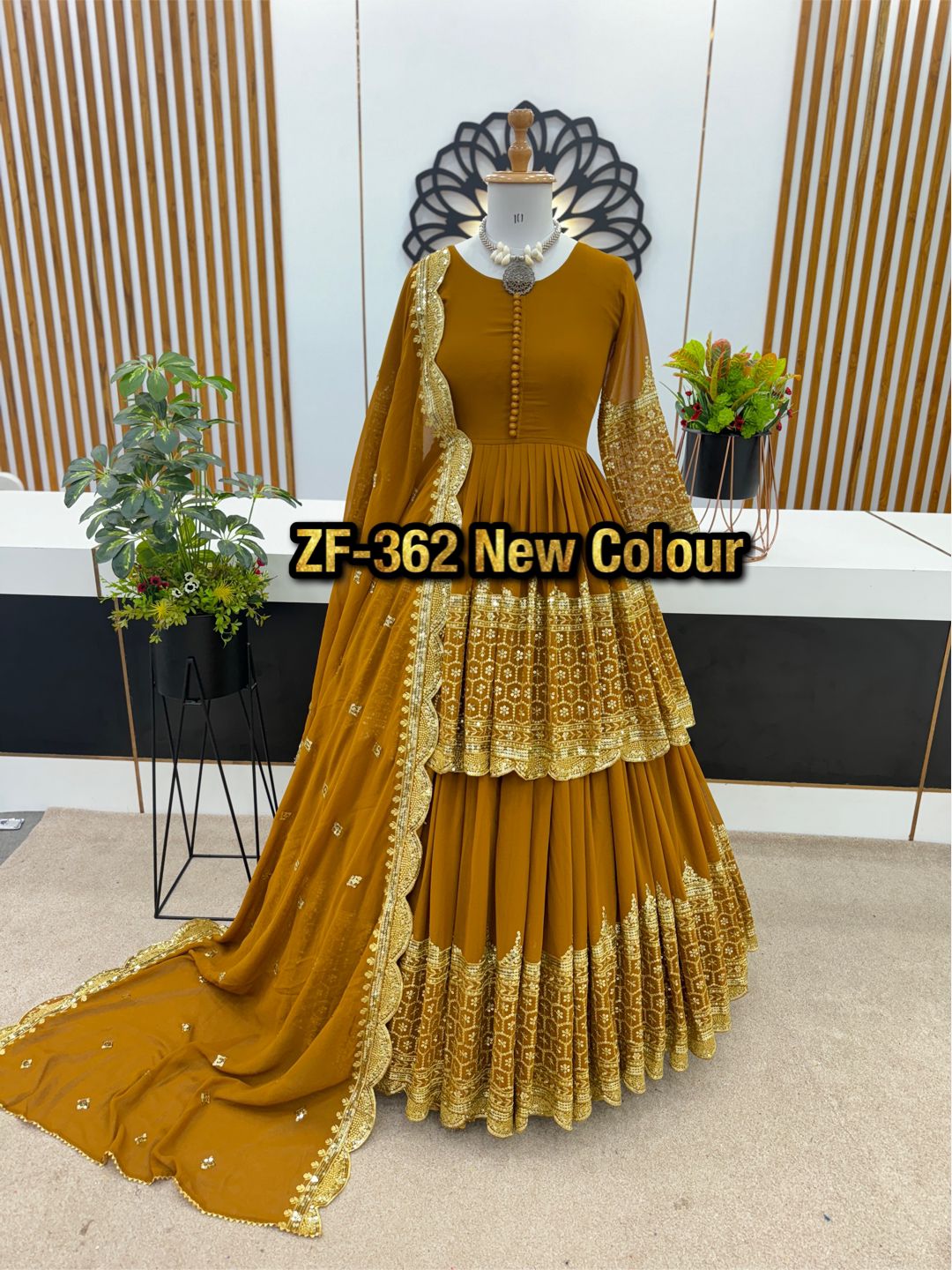 ZEEL FASHION ZF 362 F DESIGNER TOP LEHENGA