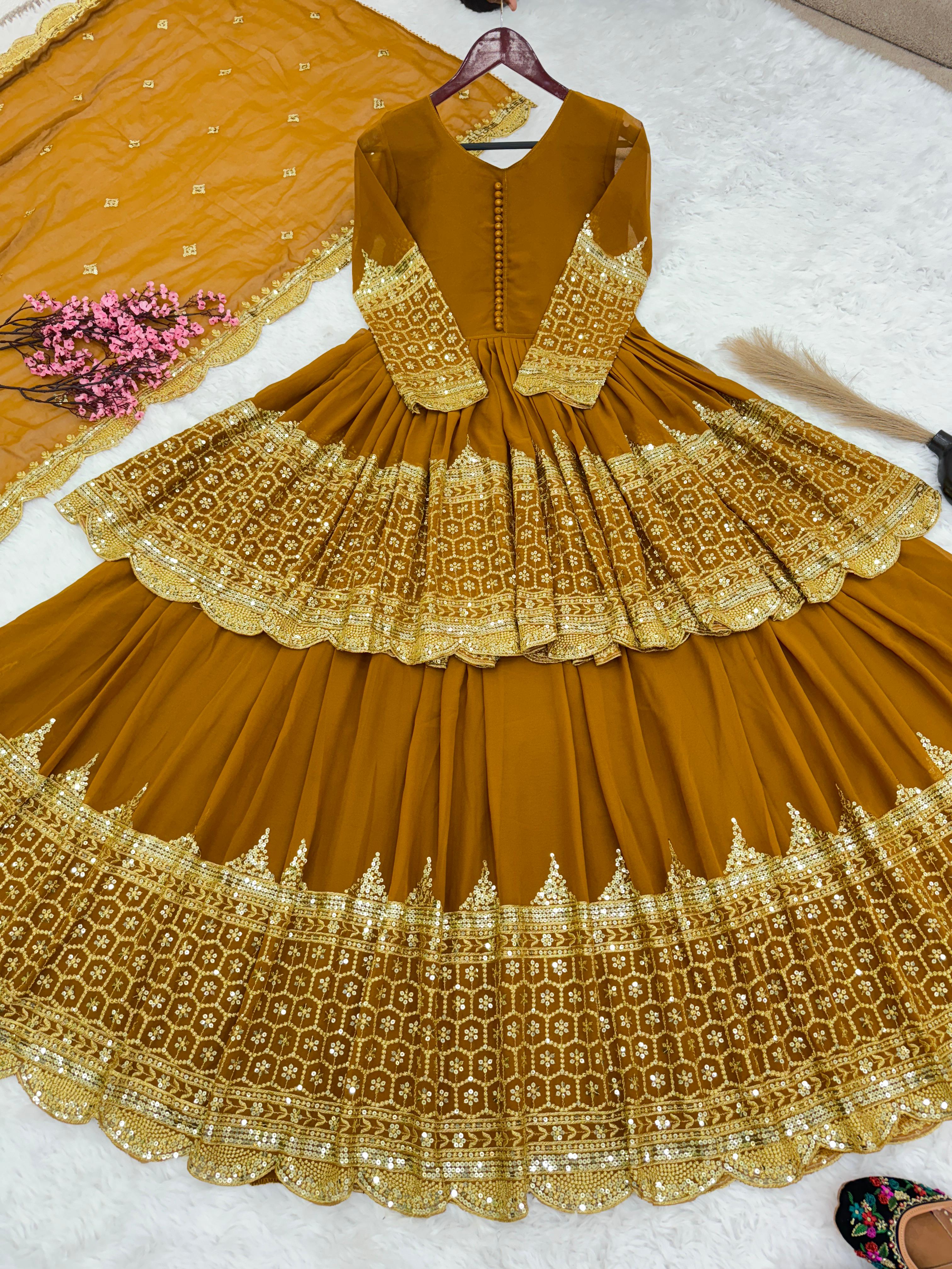 ZEEL FASHION ZF 362 F DESIGNER TOP LEHENGA