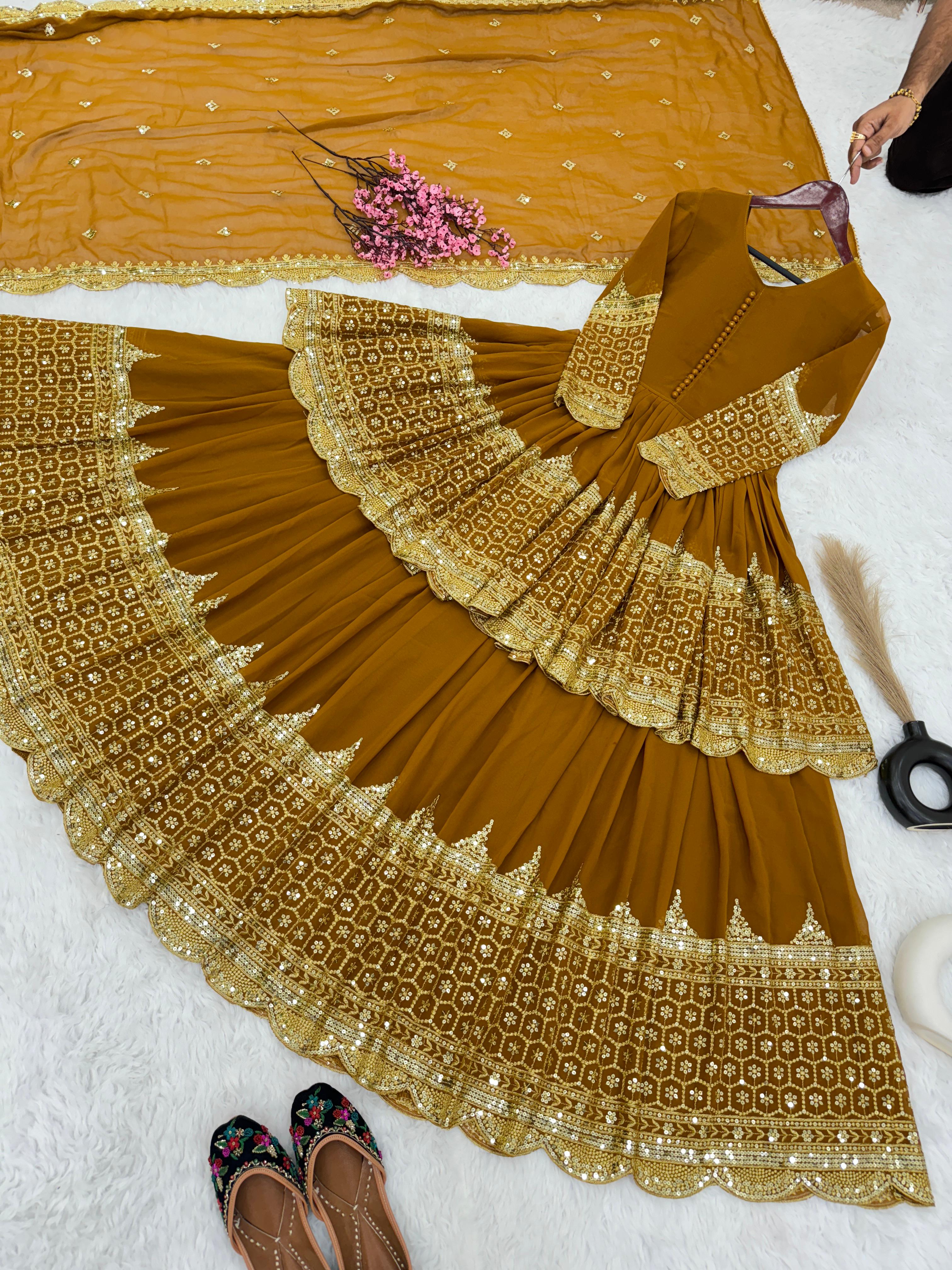 ZEEL FASHION ZF 362 F DESIGNER TOP LEHENGA