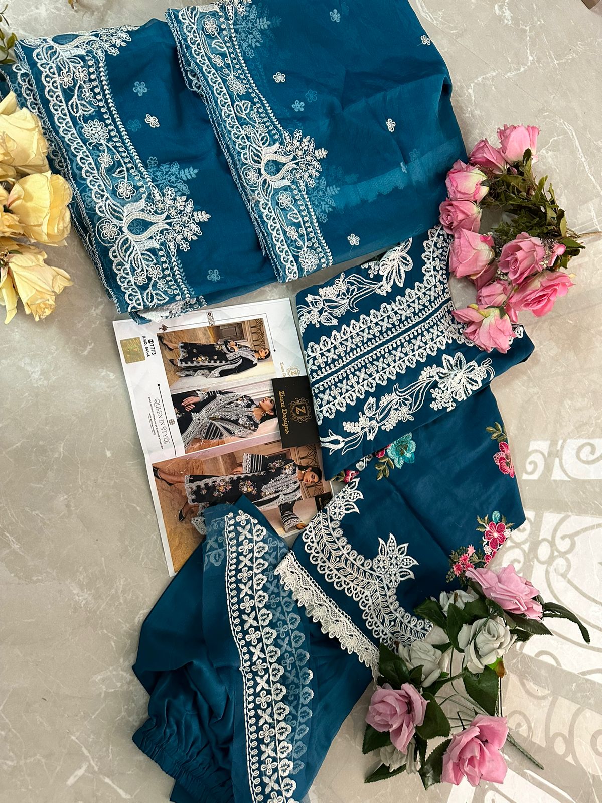 ZIAAZ DESIGNS 541 A PAKISTANI SUITS IN INDIA