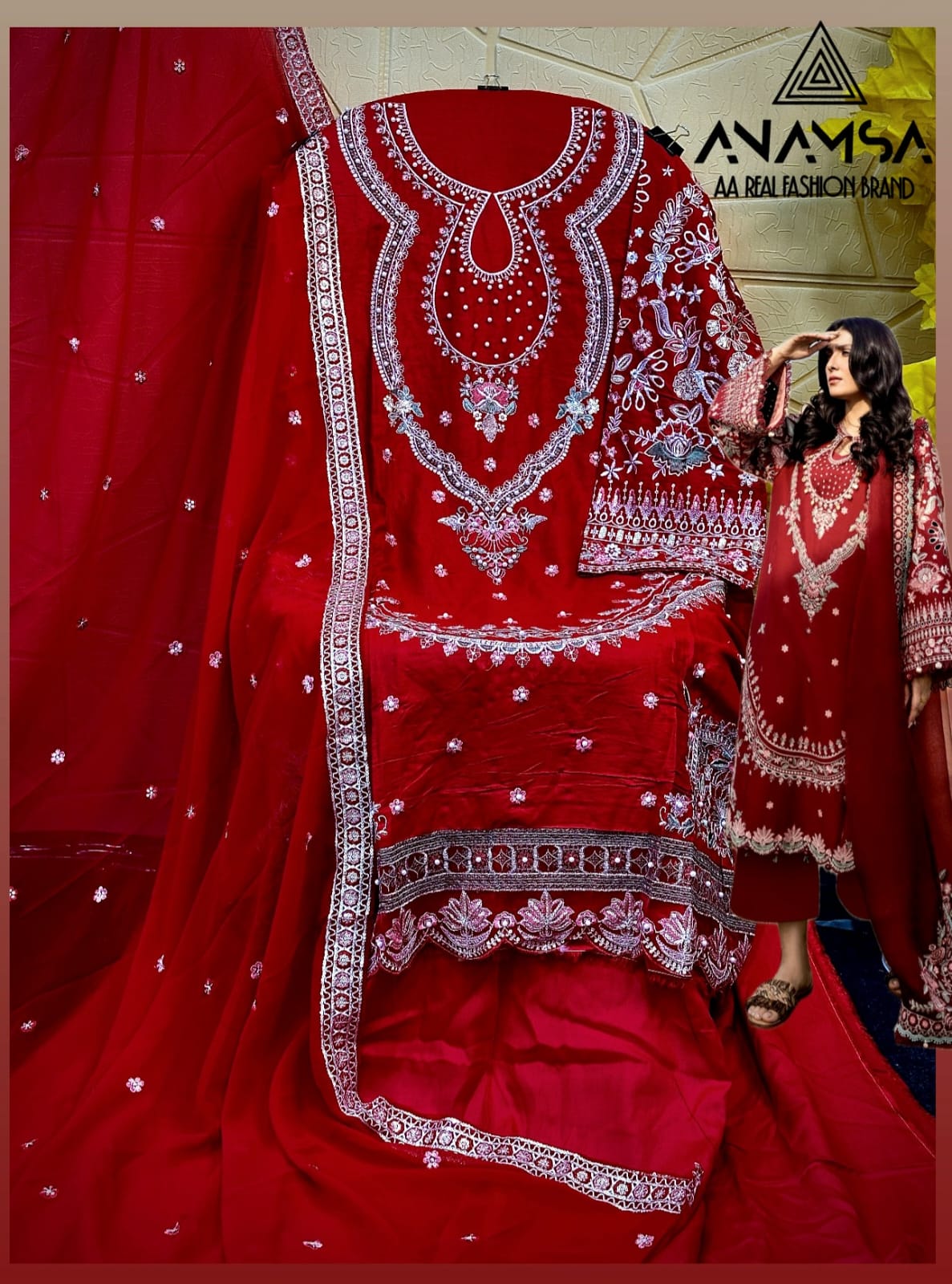 ANAMSA 472 PAKISTANI SUITS MANUFACTURER