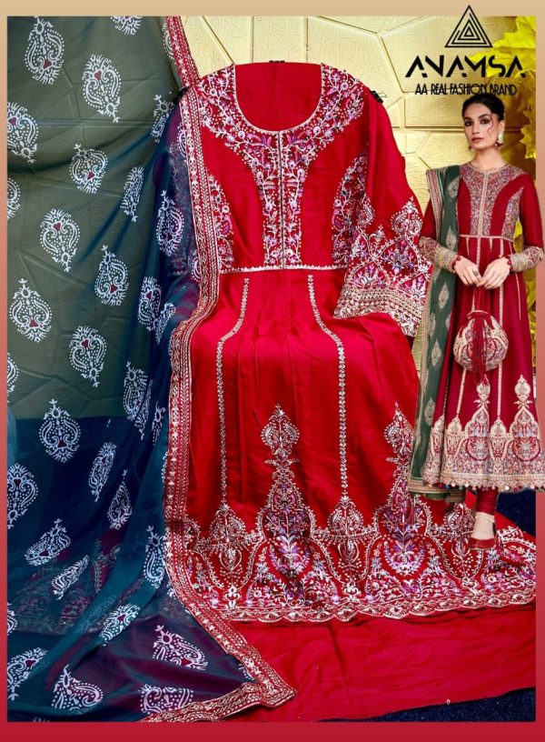 ANAMSA 475 PAKISTANI SUITS WHOLESALE