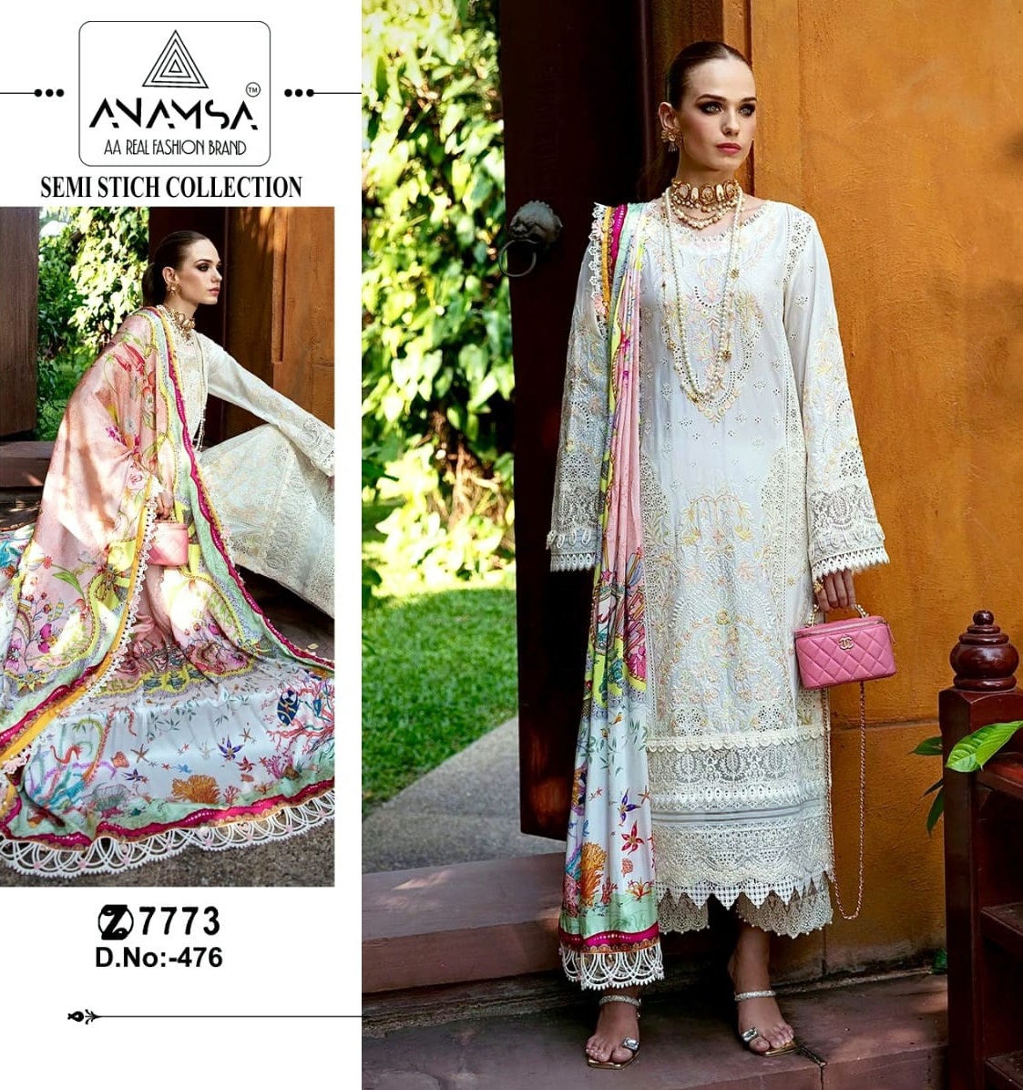 ANAMSA 476 SALWAR SUITS WHOLESALE IN INDIA