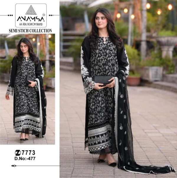 ANAMSA 477 PAKISTANI SUITS MANUFACTURER