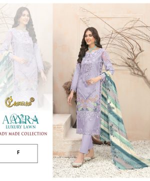 COSMOS AAYRA LUXURY LAWN F READYMADE SUITS