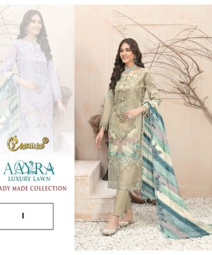 COSMOS AAYRA LUXURY LAWN I READYMADE SUITS