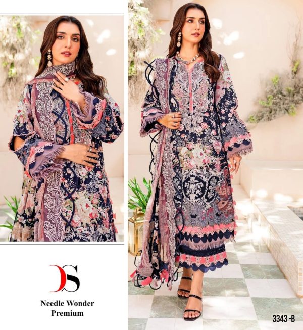 DEEPSY SUITS 3343 B COTTON SALWAR SUITS