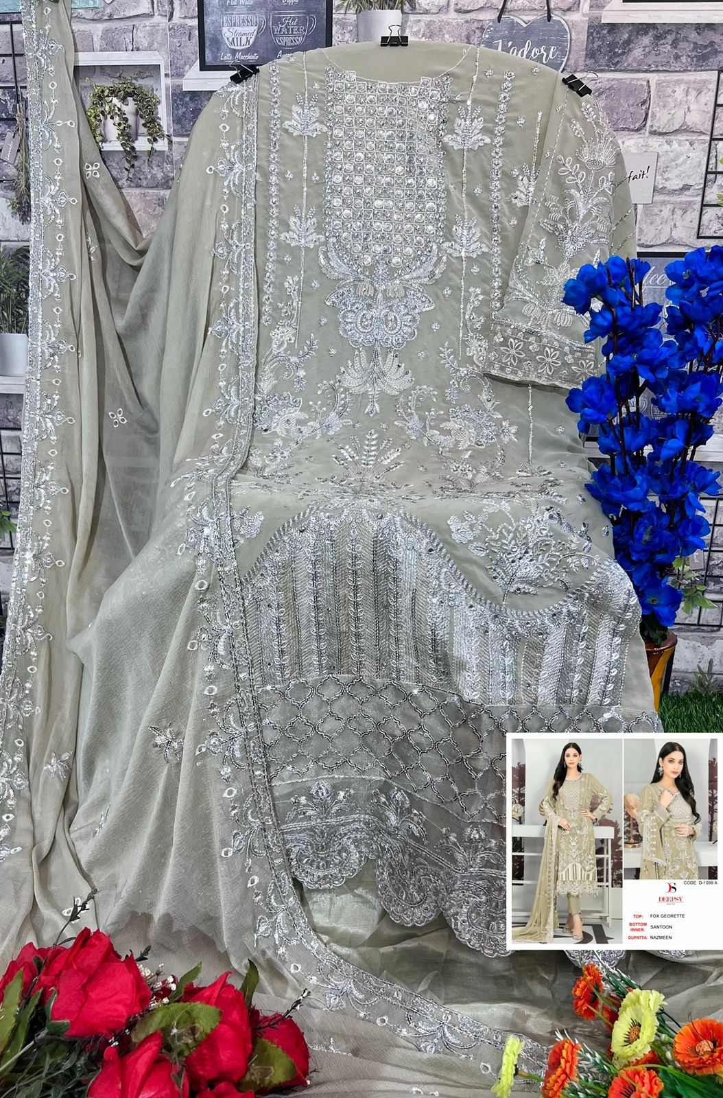 DEEPSY SUITS D 1099 A PAKISTANI SUITS IN INDIA