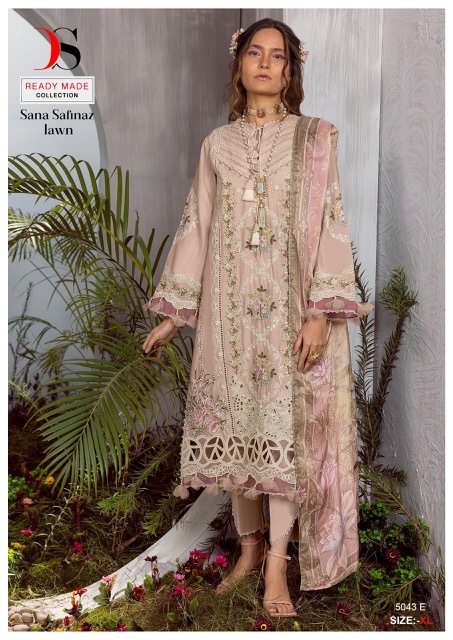 DEEPSY SUITS SANA SAFINAZ LAWN READYMADE COLLECTION SUITS SUPPLIER IN SURAT