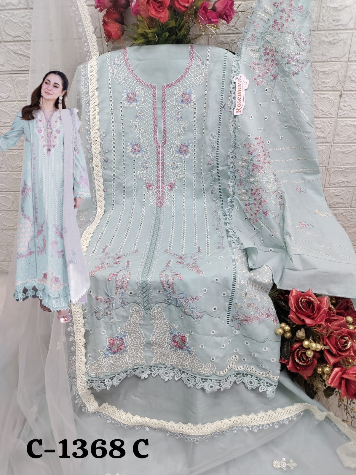 FEPIC C 1368 C ROSEMEEN SALWAR SUITS WHOLESALE