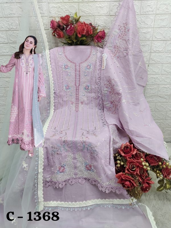 FEPIC C 1368 ROSEMEEN PAKISTANI SUITS IN INDIA