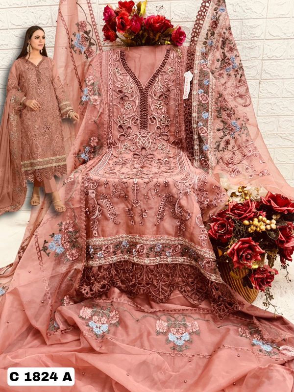 FEPIC C 1824 A B C D ROSEMEEN PAKISTANI SUITS