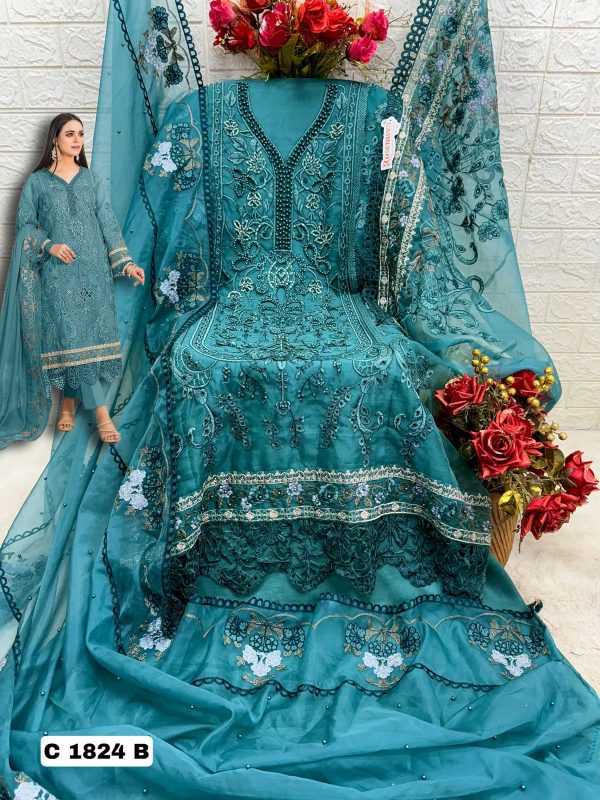 FEPIC C 1824 A B C D ROSEMEEN PAKISTANI SUITS