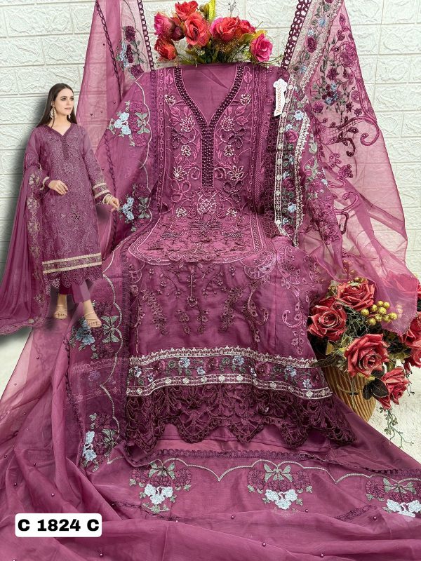 FEPIC C 1824 A B C D ROSEMEEN PAKISTANI SUITS