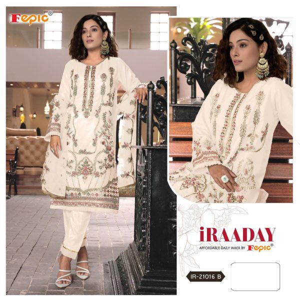 FEPIC IR 21016 A B C D IRAADAY SALWAR SUITS WHOLESALE